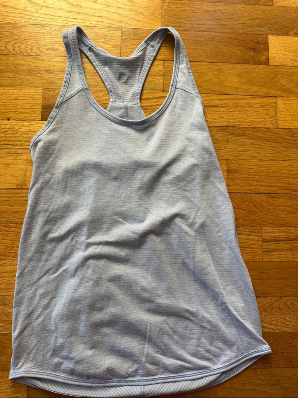 lululemon athletica Pale Blue Racerback Tank